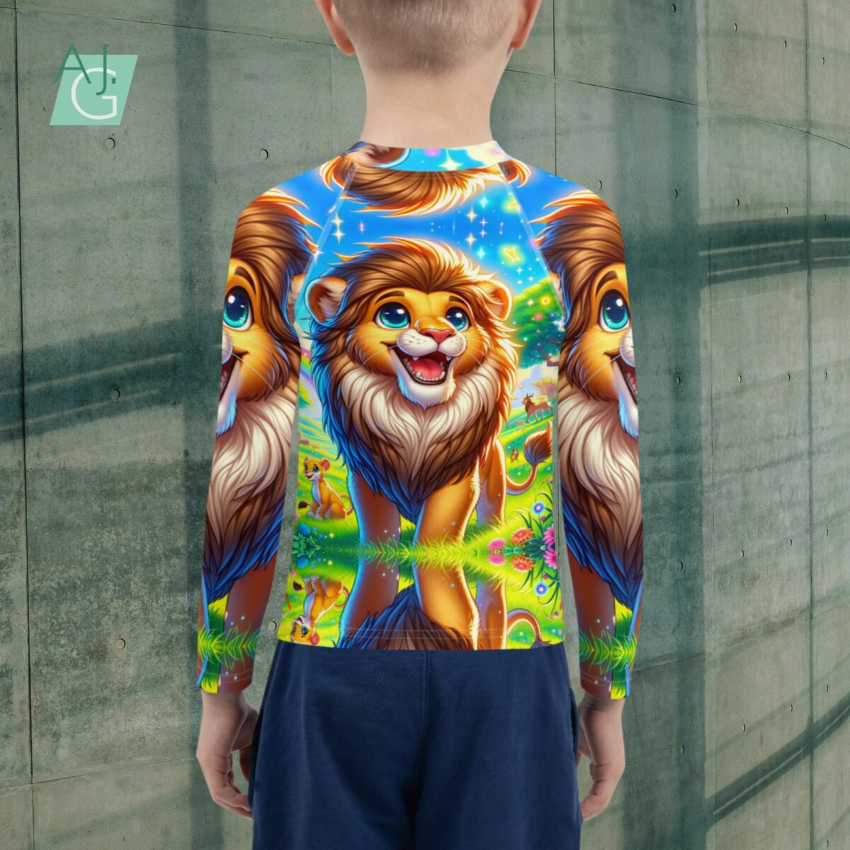 Happy Lion | Kids Rash Guard