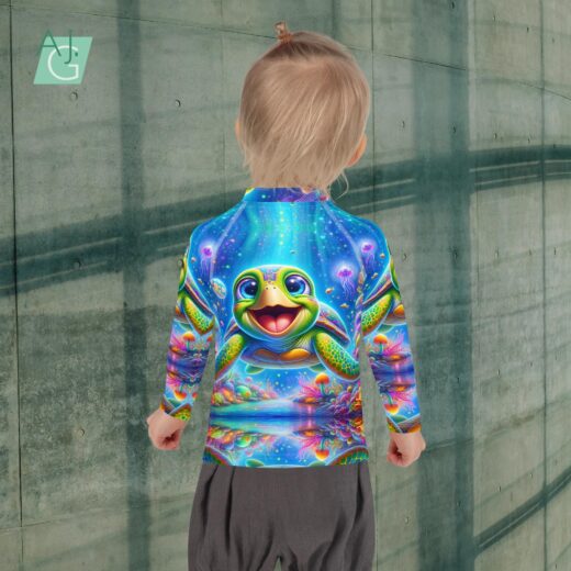 Happy Turtle | Kids Rash Guard