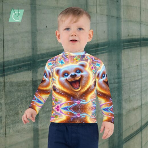 Happy Bear | Kids Rash Guard