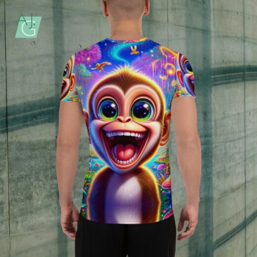 Happy Monkey | Men's Athletic T-shirt