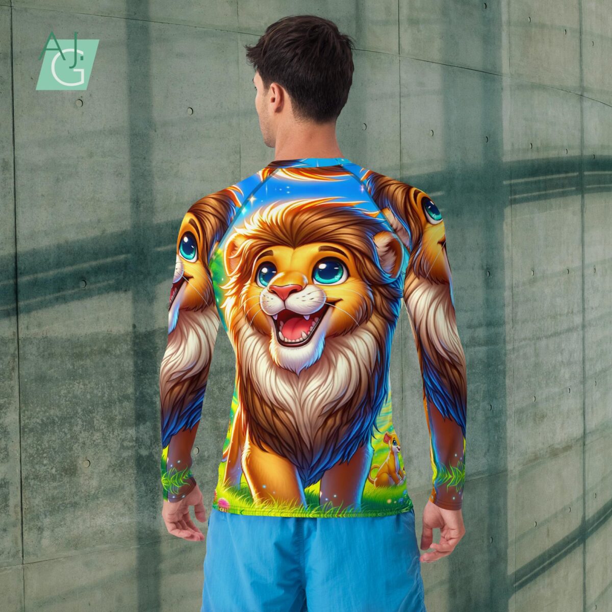 Happy Lion | Men's Rash Guard