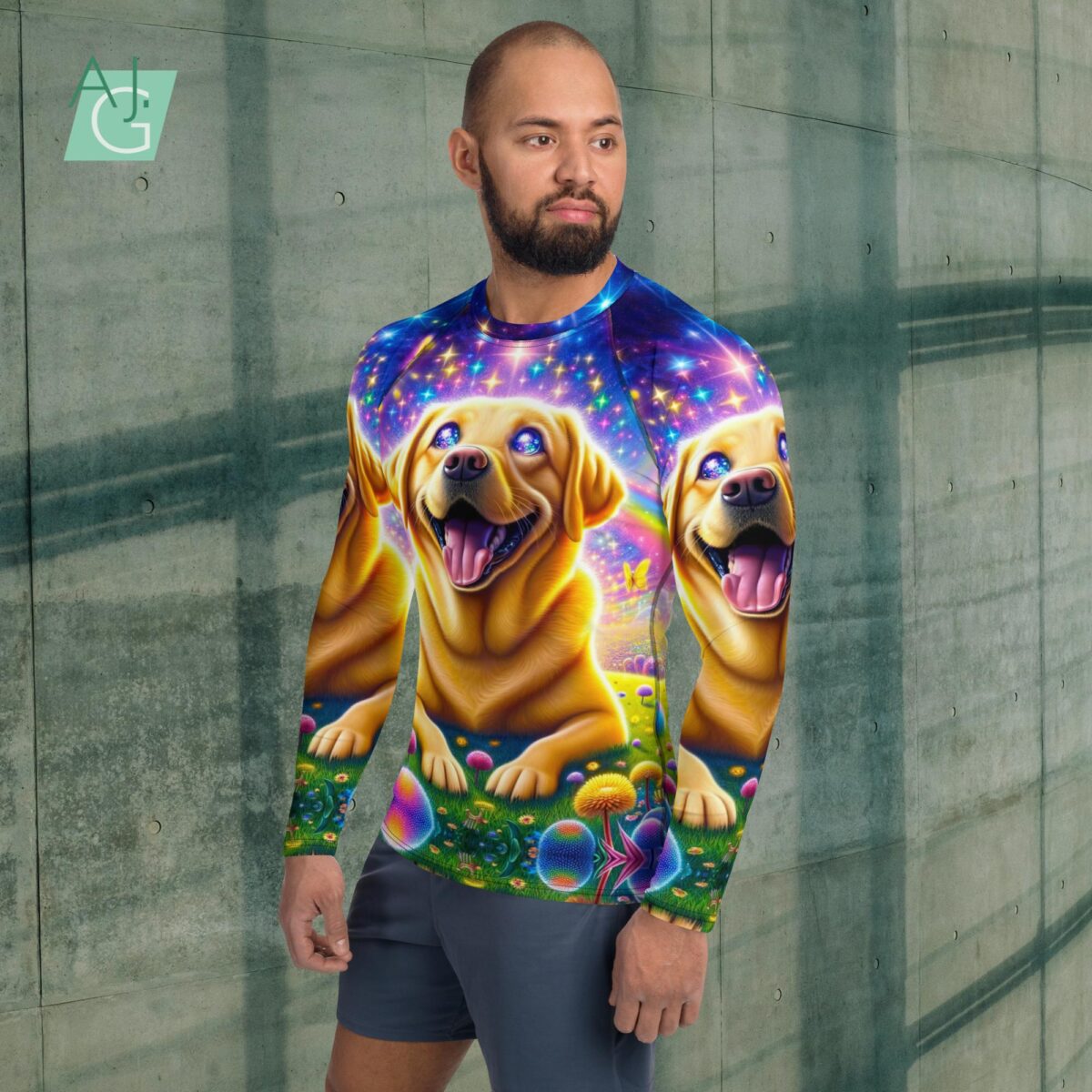 Happy Lab | Men's Rash Guard