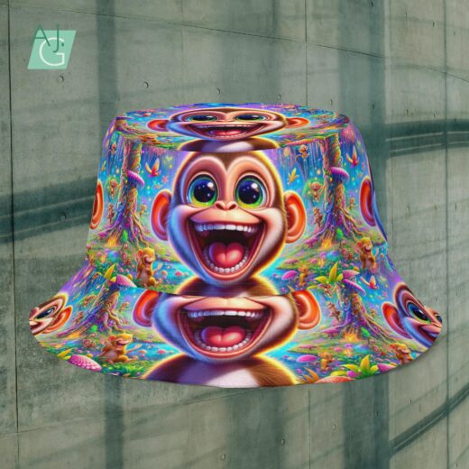 Happy Monkey | Bucket Hat