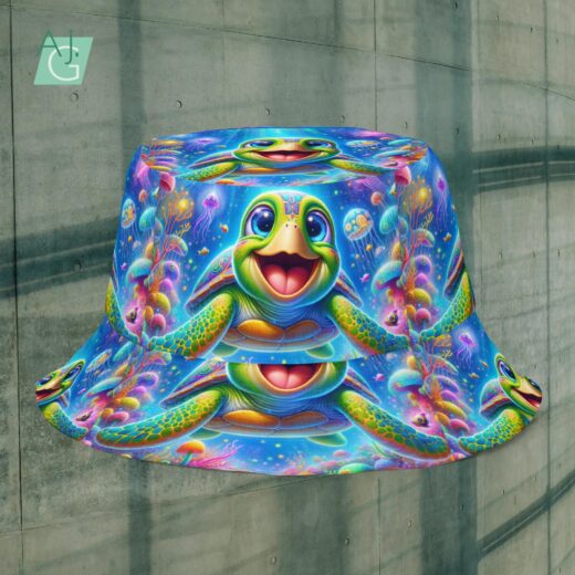 Happy Turtle | Bucket Hat