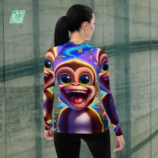 Happy Monkey | Women's Rash Guard