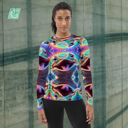 Happy Dragon | Women's Rash Guard
