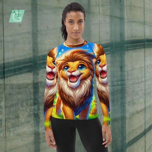 Happy Lion | Women's Rash Guard