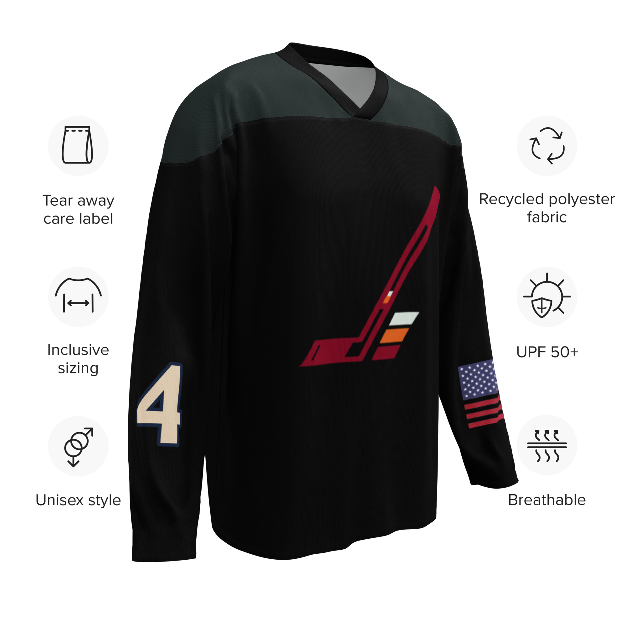 #14 Kiser | Dark Pond Practice Jersey - DESERT RED - Image 6