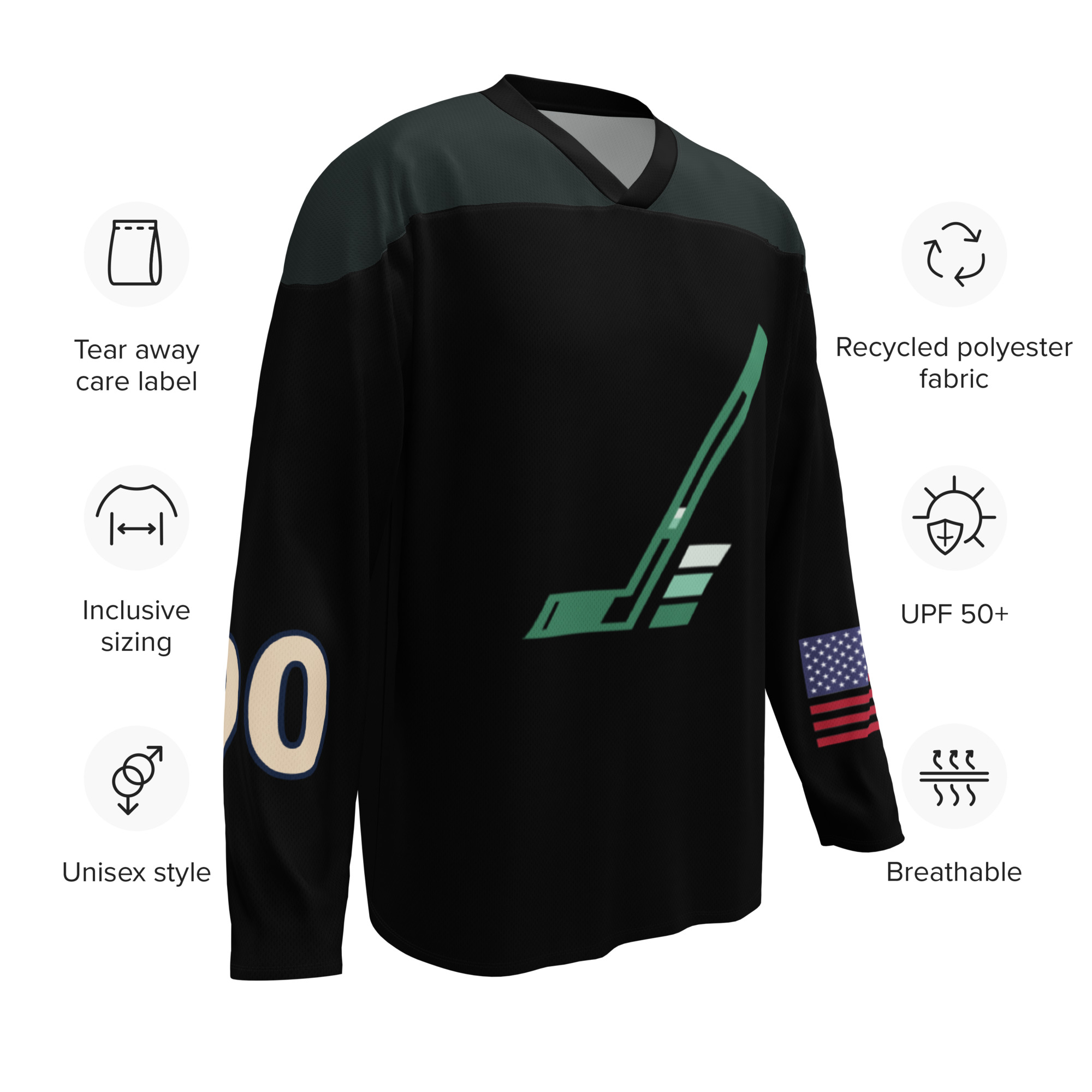 #90 Richotte | Dark Pond Practice Jersey - OG GREEN - Image 6