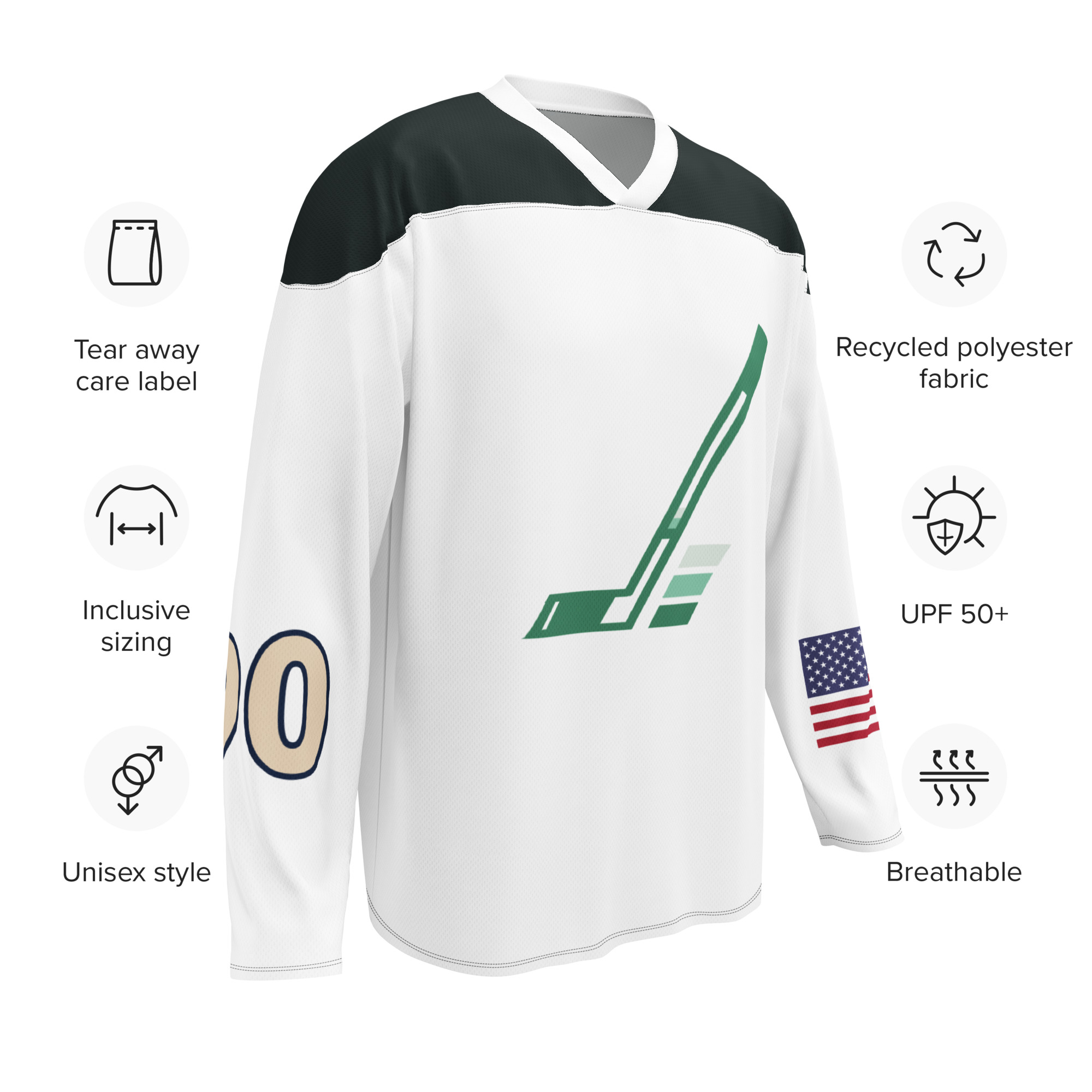 #90 Richotte | Light Pond Practice Jersey - OG GREEN - Image 6