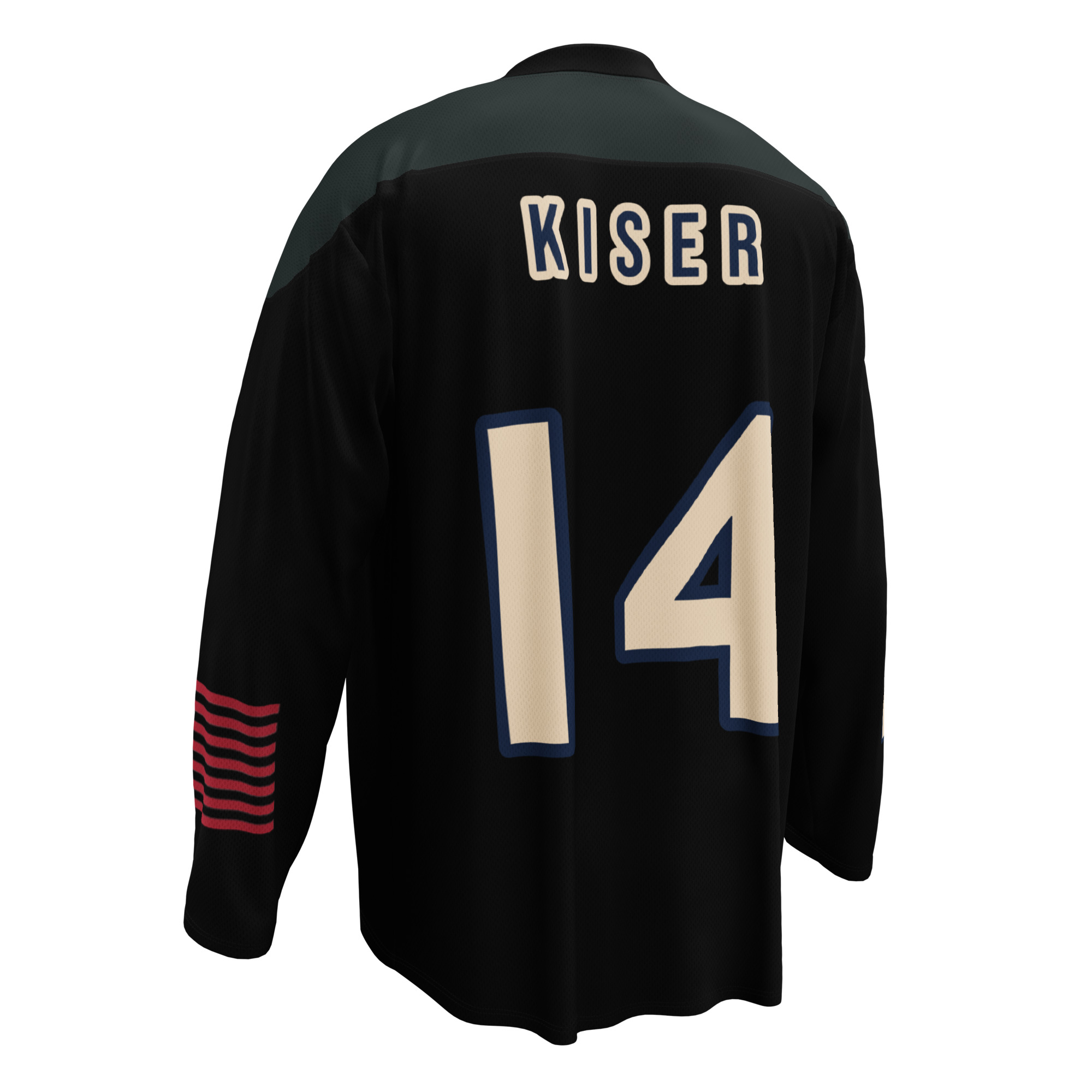 #14 Kiser | Dark Pond Practice Jersey - DESERT RED - Image 2