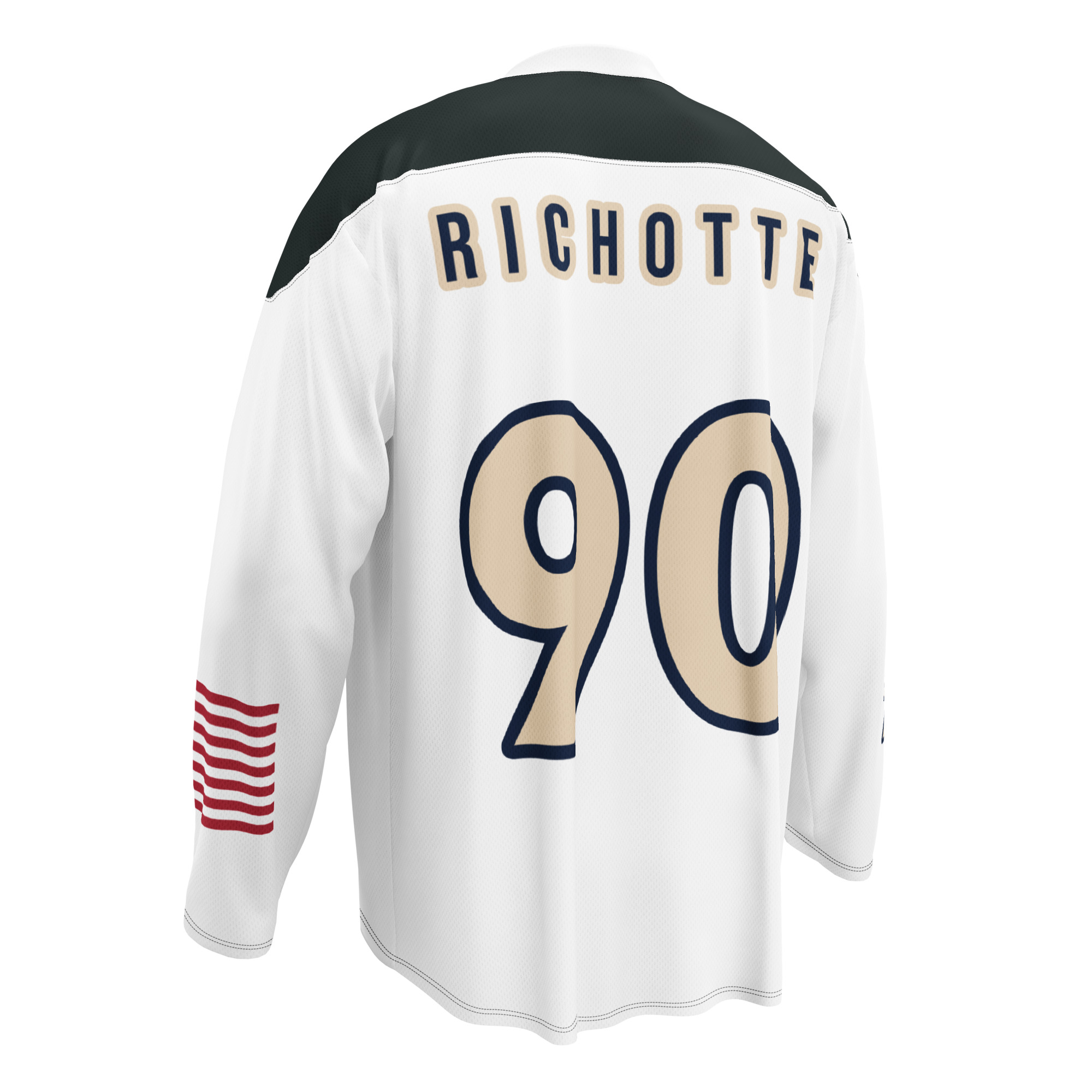 #90 Richotte | Light Pond Practice Jersey - OG GREEN - Image 2