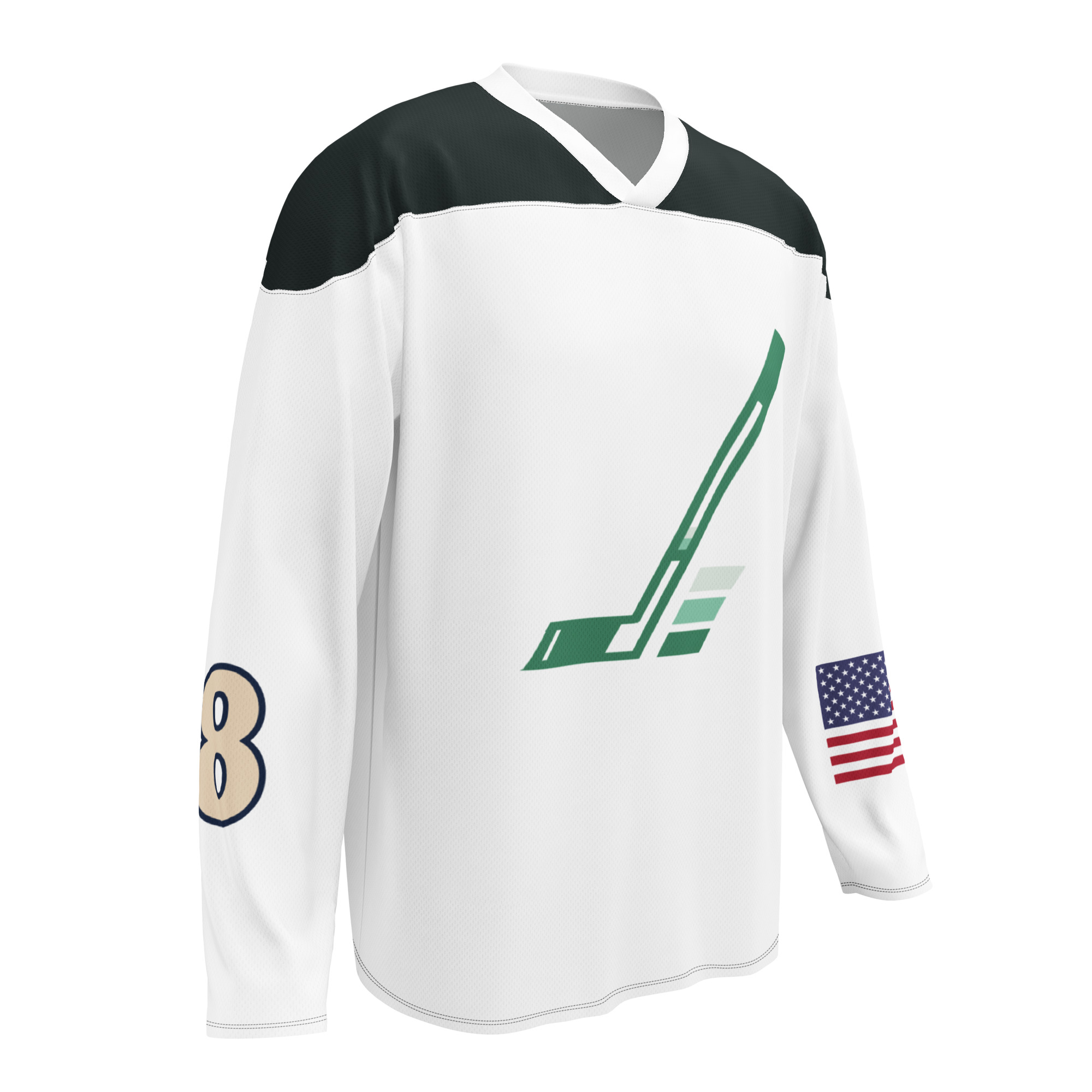 #8 Z. Arispe | Light Pond Practice Jersey - OG GREEN