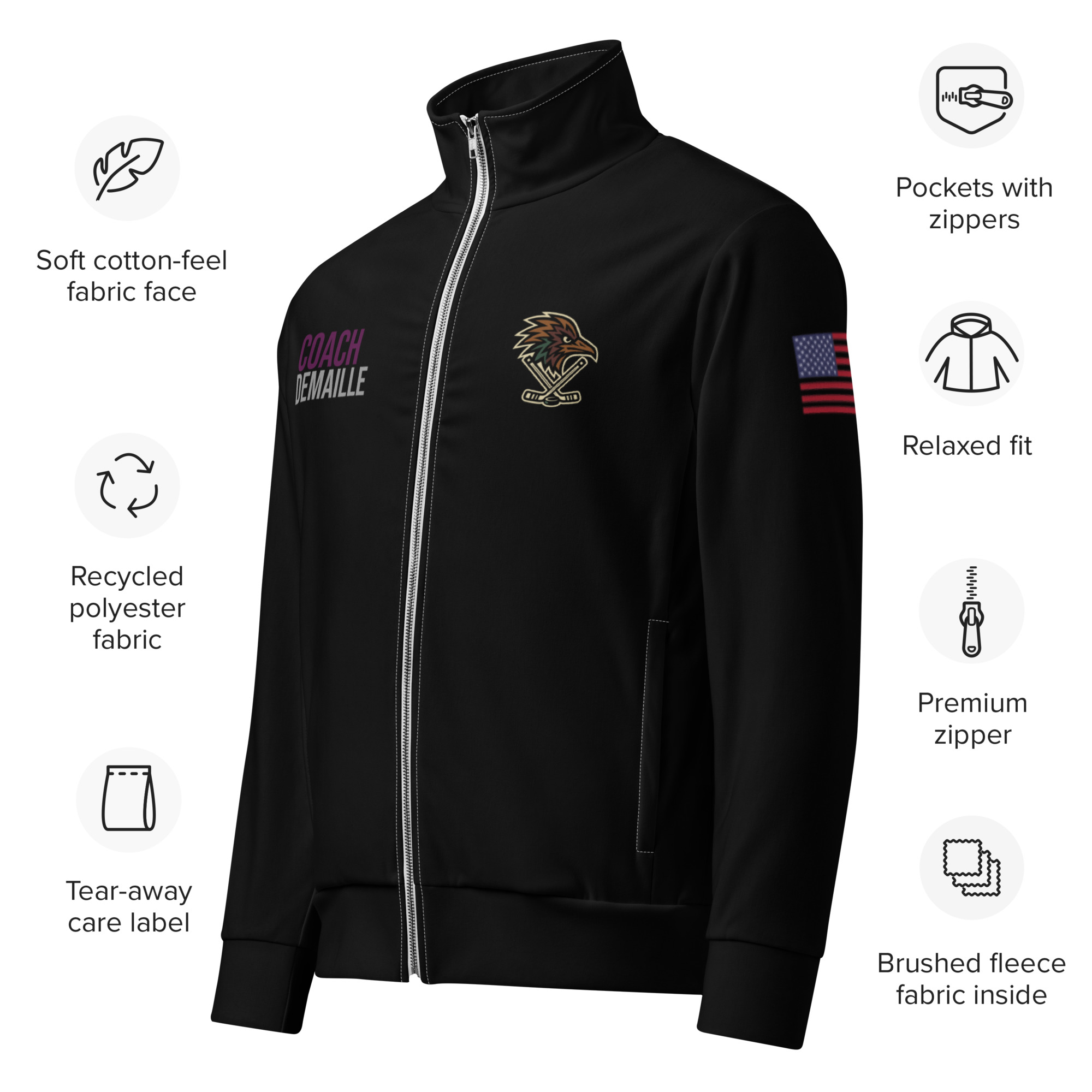 Coach DeMaille | JRR Team Track Jacket - Image 6